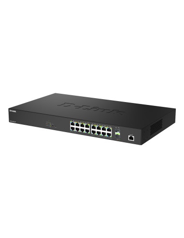 D-Link DMS-1250-18P E switch Gestionado L2 2.5G Ethernet (100 1000 2500) Energía sobre Ethernet (PoE) Negro