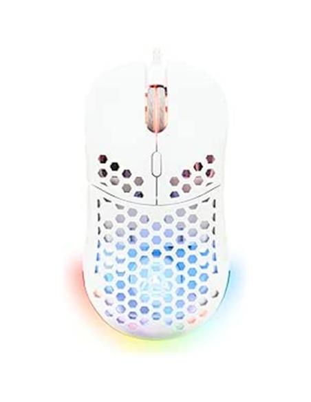 RATON GAMING THE G-LAB KULT OXYGEN USB BLANCO / ILUMINACION RGB / DPI 12800/ PN: KULT-OXYGEN-W