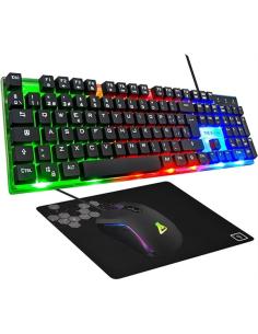 KIT GAMING THE G-LAB COMBO YTTRIUM / TECLADO + RATON + ALFOMBRILLA / RGB / PN: COMBO-YTTRIUM/SP