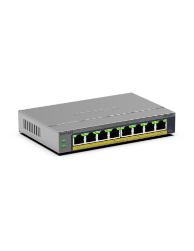 NETGEAR GS108EP Gestionado L2 L3 Gigabit Ethernet (10 100 1000) Gris