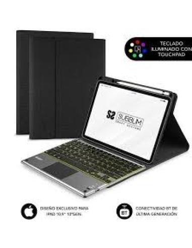 SUBBLIM Funda Tablet KEYTAB ProBT Touchpad Ipad 10,9/11 10a/11a Gen NEGRA SUBKT4-BTPI03