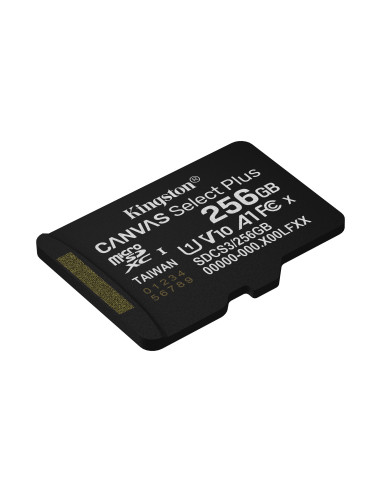 Kingston Technology 256GB micSDXC Canvas Select Plus Gen3 150R A1 (Adaptador de SD no incluido)
