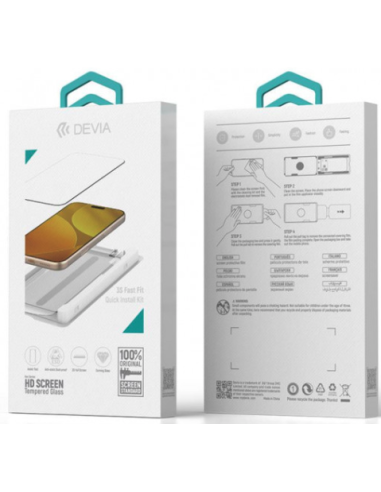 Devia Cristal Templado Con Aplicador Iphone Air DSTTGATIP17AB