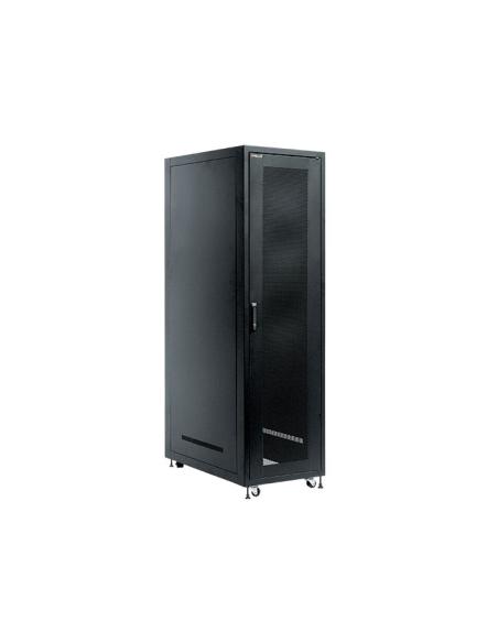 ARMARIO RACK 19" 42U 800X1000MM ALTO 2055MM DESMONTADO / PUERTA FRONTAL ACERO PERFORADA / PANELES LATERALES DESMONTABLES / 4 RUE