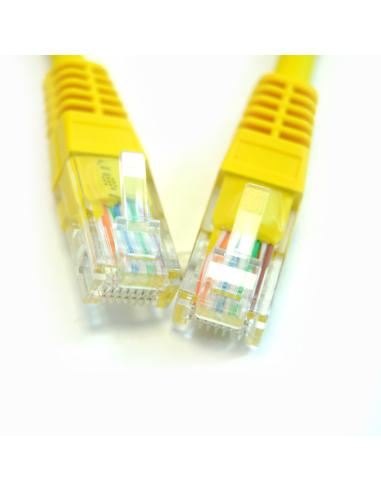 LATIGUILLO AMARILLO RJ-45 CAT.5 / 1.0M ESPECIALES PATCH PANEL