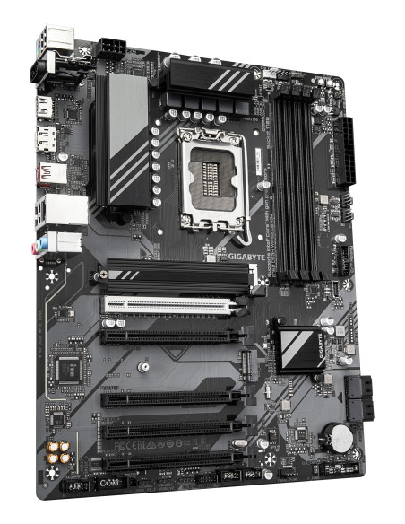 GIGABYTE B760 DS3H WIFI6E GEN5 Placa Base – Compatible con procesadores Intel Core 14ª generación, VRM digital de 8+2+1 fases,