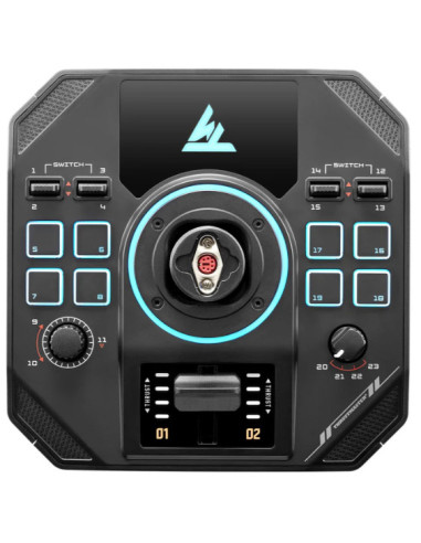 Thrustmaster Sol-R 5 Base Negro USB Analógico Digital PC