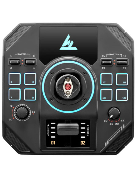 Thrustmaster Sol-R 5 Base Negro USB Analógico Digital PC