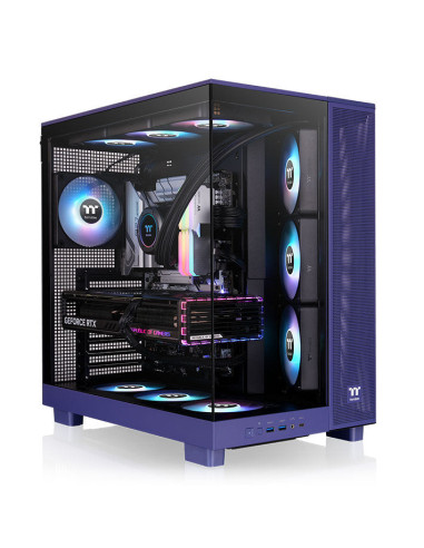 Thermaltake CA-11E-00MNWN-00 carcasa de ordenador Midi Tower Azul