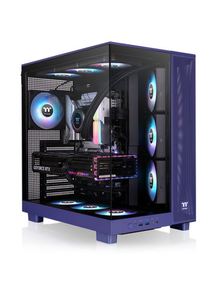 Thermaltake CA-11E-00MNWN-00 carcasa de ordenador Midi Tower Azul