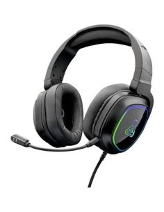 AURICULARES C/MICROFONO GAMING THE G-LAB KORP RADIUM / NEGRO / JACK 3.5 MM / NEGRO / USB (ALIMENTACION RGB) / COMPATIBLE CON PC 