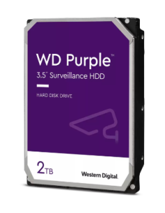 DISCO DURO 2.0 TB WESTERN DIGITAL PURPLE 3.5 SATA 6GB/S P/N: WD23PURZ