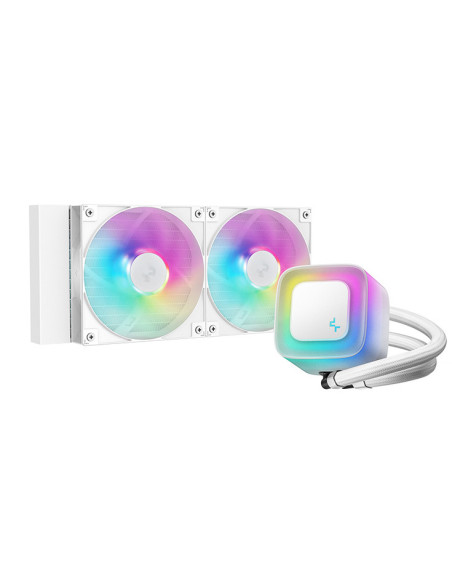 DeepCool LE240 V2 Procesador Sistema de refrigeración líquida todo en uno 12 cm Blanco