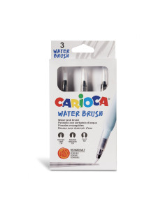 Carioca Pinceles Recargables Water Brush - 3 Uds