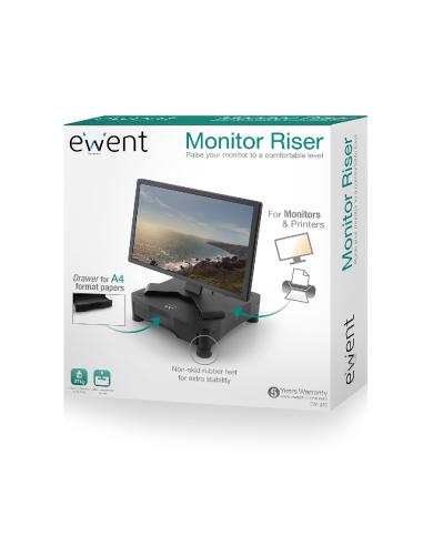 SOPORTE MONITOR CON GAVETA EWENT EW1280