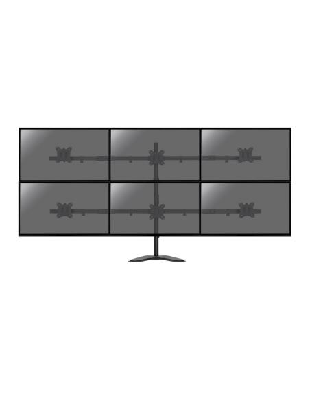 SOPORTE SEIS BRAZOS MESA MONITOR KIMEX 17"-32" / VESA 75 - 100 / PEANA / 015-1156