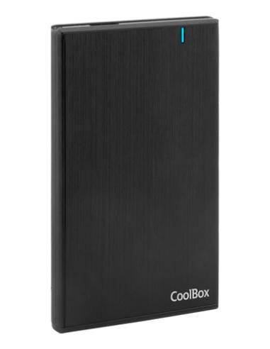 CoolBox CAJA/CARCASA HDD/SSD 2.5" SLIMCHASE A2540 USB3.2 GEN1 ALUMINIO NEGRO