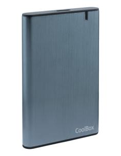 CoolBox CAJA/CARCASA HDD/SSD 2.5" SLIMCHASE A-2550 USB3.2 GEN1 SCREWLESS ALUMINIO
