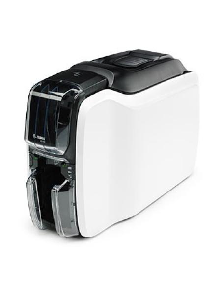 BUNDLE IMPRESORA ZEBRA ZC100 + SOFTWARE CARDSTUDIO V2 + CINTA YMCKO + 100 TARJETAS PVC BLANCA