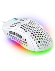 Spirit of Gamer PRO-M4 ARTIC ratón Juego mano derecha USB tipo A Óptico 12800 DPI 2