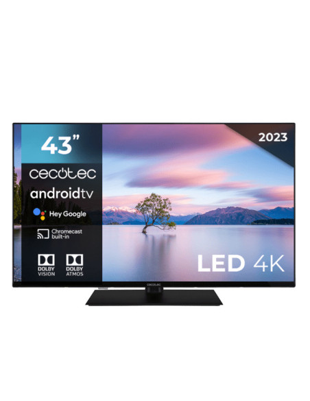 Cecotec 02596 Televisor 109,2 cm (43") 4K Ultra HD Smart TV Negro