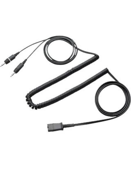 CABLE POLY / PLANTRONICS QUICK DISCONNECT / JACK DE 3,5 DOBLE / P/N: 28959-01