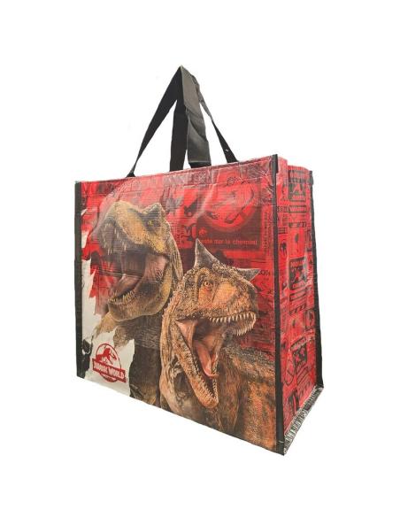 BOLSA REUTILIZABLE RAFIA JURASSIC WORLD T-REX / 40X40X22
