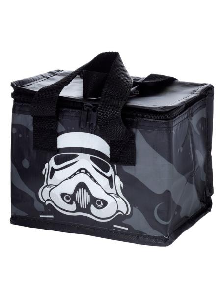 BOLSA REFRIGERANTE PLASTICO RECICLADO STAR WARS STORMTROOPER NEGRO / 16X21X14