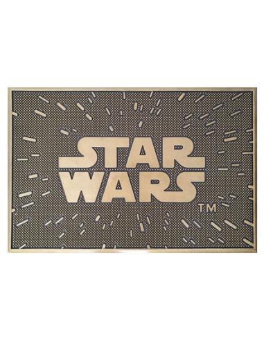 FELPUDO CAUCHO STAR WARS (LOGO SAGA) / 40X60 cm