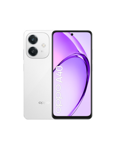 OPPO A40 16,9 cm (6.67") SIM doble Android 14 4G USB Tipo C 6 GB 128 GB 5100 mAh Blanco