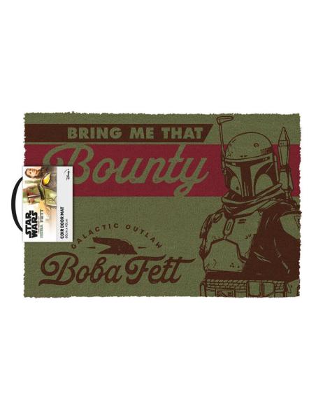 FELPUDO STAR WARS MANDALORIAN BRING ME THAT BOUNTY BOBA FETT / 40X60 cm