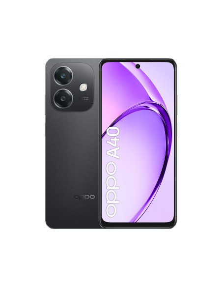 OPPO A40 16,9 cm (6.67") SIM doble Android 14 4G USB Tipo C 4 GB 128 GB 5100 mAh Negro