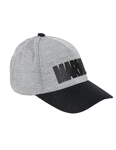 GORRA LOGO MARVEL GRIS VISERA CURVADA / REGULABLE