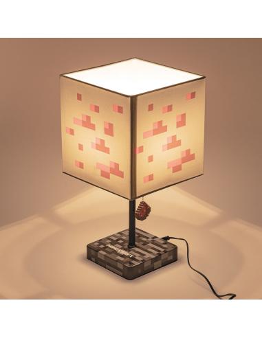 LAMPARA SOBREMESA MINECRAFT