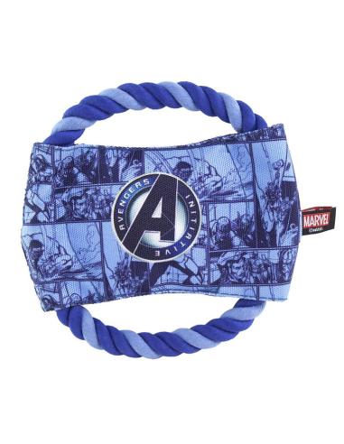 CUERDA DENTAL PARA PERROS MARVEL AVENGERS / 2 X 15 X 15 cm / CUERDA 100% ALGODON CON SONIDO