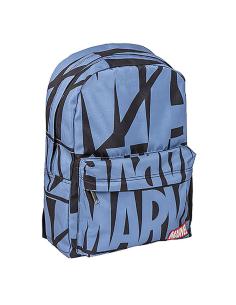 MOCHILA MARVEL LOGO ALL OVER PRINT AZUL