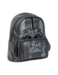 MINI MOCHILA STAR WARS IMPRESION DARTH VADER NEGRA