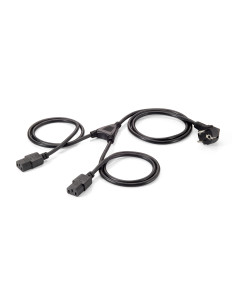 Equip 112220 cable de transmisión 1,8 m CEE 7 7 Acoplador C13 2 x