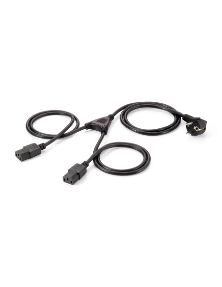 Equip 112220 cable de transmisión 1,8 m CEE 7 7 Acoplador C13 2 x