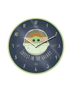 RELOJ PARED STAR WARS MANDALORIAN CUTEST IN THE GALAXY