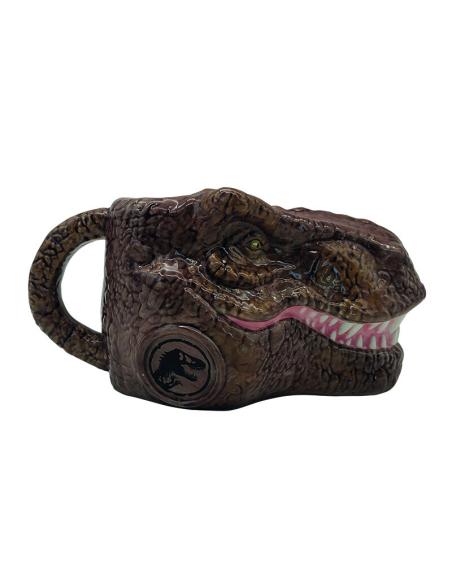 TAZA ESCULPIDA JURASSIC CABEZA DE DINO