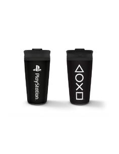VASO VIAJE METALICO PLAYSTATION ONYX