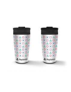 VASO VIAJE METALICO PLAYSTATION FORMAS