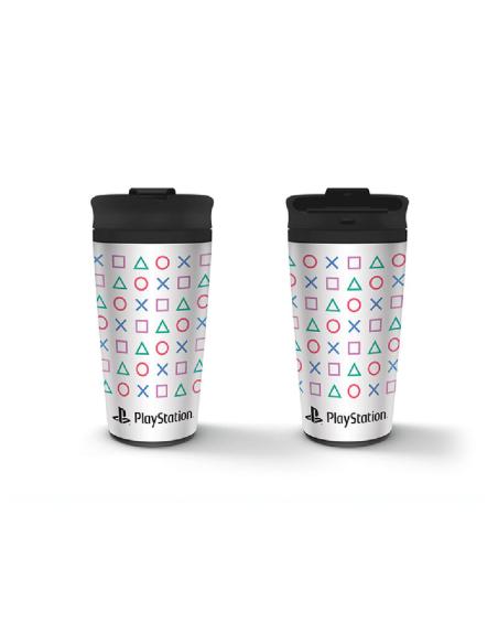 VASO VIAJE METALICO PLAYSTATION FORMAS
