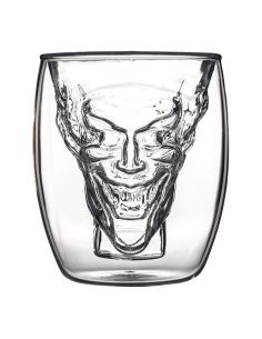 VASO 3D CRISTAL DOBLE PARED JOKER