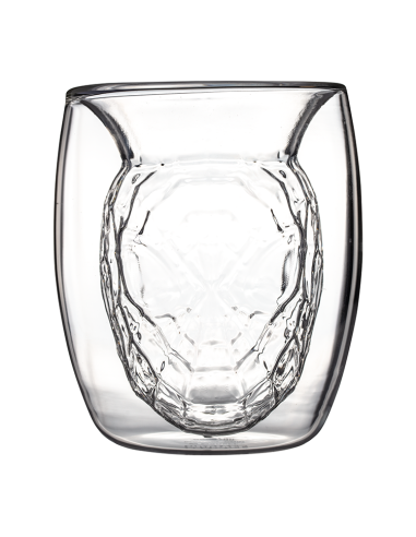 VASO 3D CRISTAL DOBLE PARED CABEZA SPIDERMAN