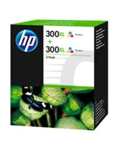 TINTA DESKJET PACK 2 UNID. HP Nº300XL COLOR D2560 F4280 F4210 (440 PAG) (D8J44AE)