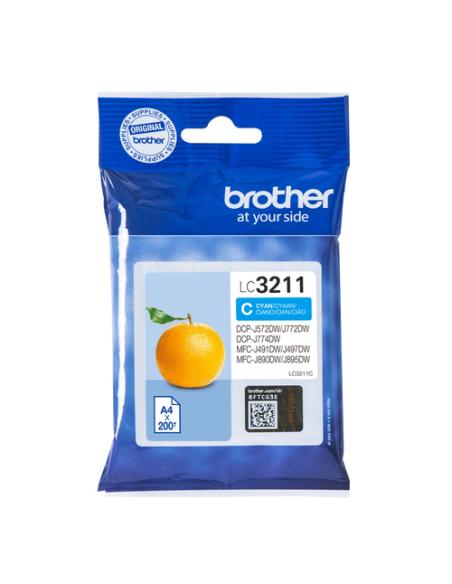 Brother LC3211C cartucho de tinta 1 pieza(s) Original Rendimiento estándar Cian