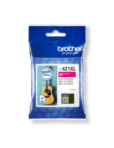 Brother LC-421XLM cartucho de tinta 1 pieza(s) Original Alto rendimiento (XL) Magenta