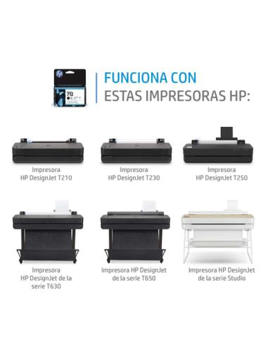 HP Cartucho de Tinta DesignJet 712 magenta de 29 ml